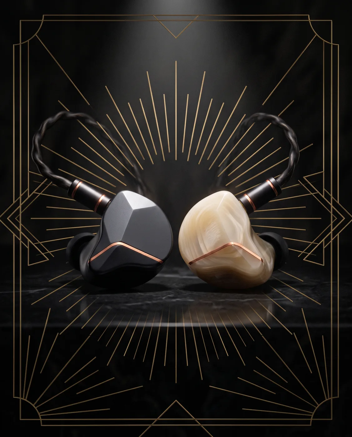 NUMEN deco capsule — In-ear pair — deco edition