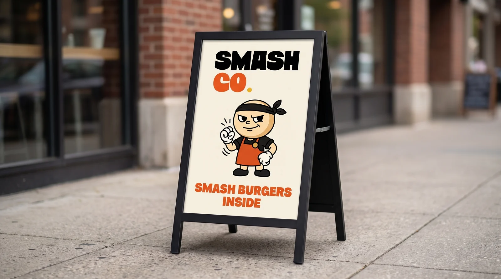 Sidewalk sign
