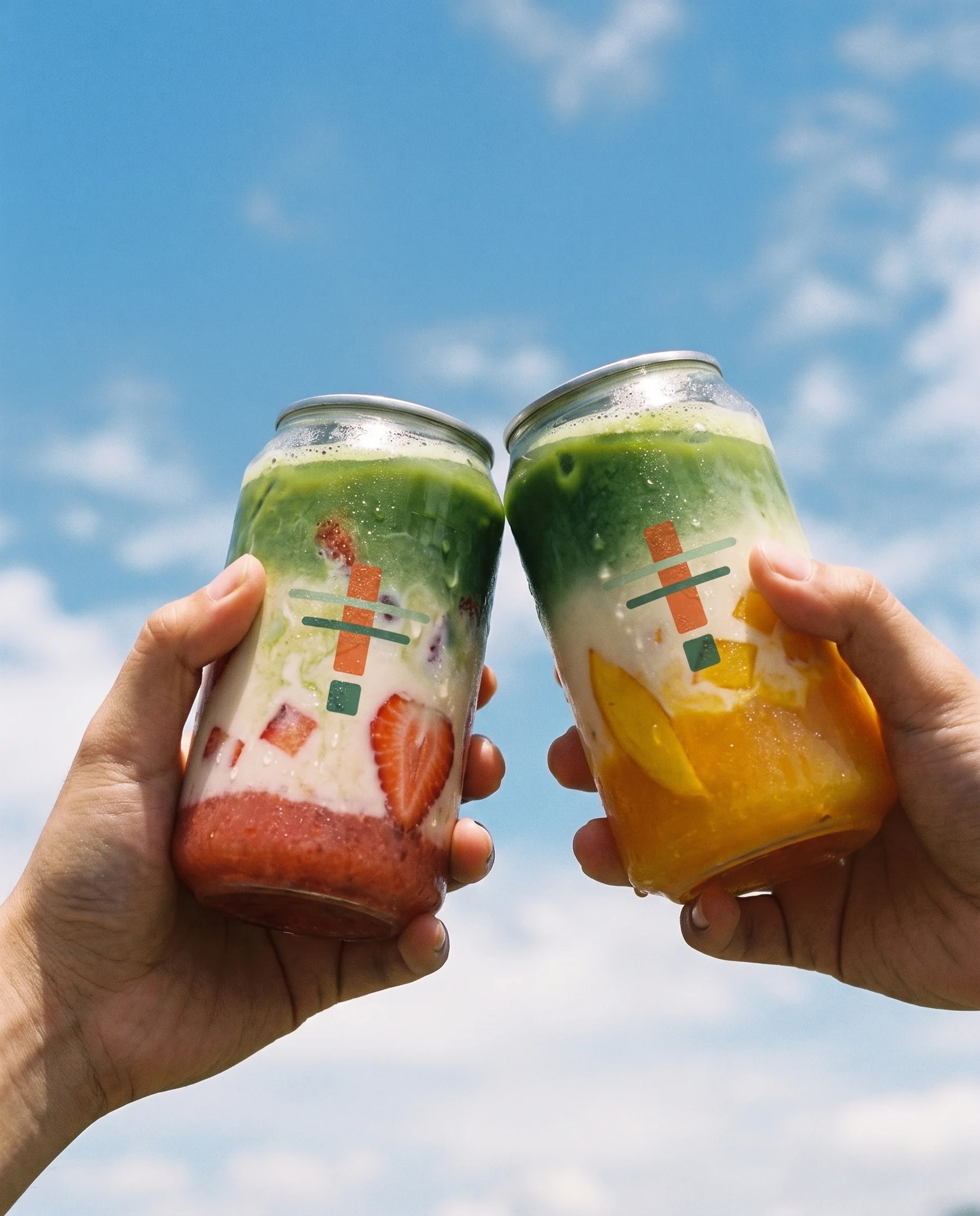 TAKE — two cans against the sky